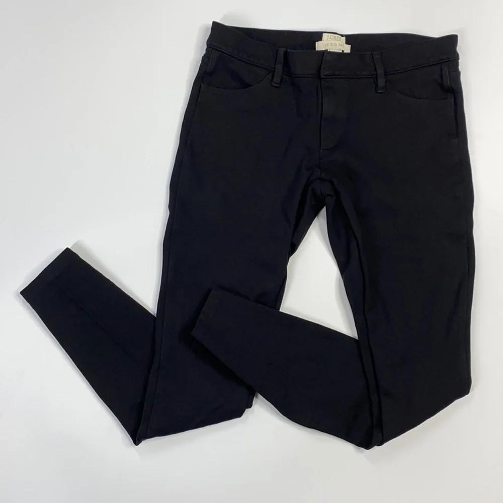J. Crew The GiGi Pant Size 2 Black Skinny